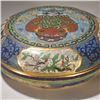 Image 9 : Cloisonné Enamel Box with Floral Motifs