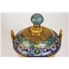 Image 8 : Cloisonné Incense Burner with Gilded Bronze