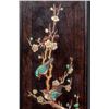 Image 3 : Zitan Wood Copper Inlaid Floral and Bird Design Wooden Box