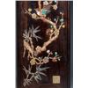 Image 4 : Zitan Wood Copper Inlaid Floral and Bird Design Wooden Box