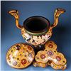 Image 4 : Cloisonné Floral Incense Burner