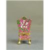 Image 3 : Enamel Painted Miniature Chair