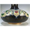 Image 7 : Cloisonné Vase with Floral Design