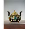 Image 3 : Japanese Gilt Bronze Double-Handled Cloisonné Incense Burner with Dragon and Phoenix Motifs