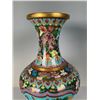 Image 3 : Cloisonné Vase with Floral Design