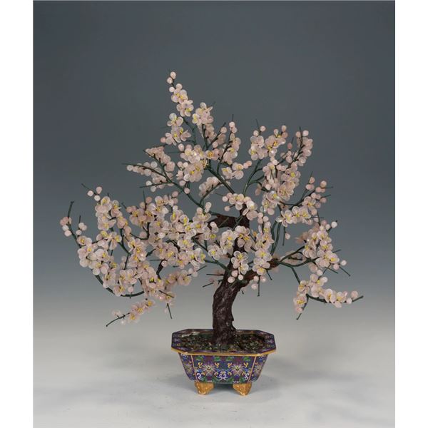 Pink Cherry Blossom Tree Sculpture