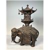 Image 1 : Bronze Elephant Incense Burner