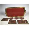 Image 7 : Decorative Cloisonné Tray with Plates
