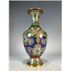 Image 4 : Cloisonné Floral and Dragon Vase