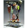 Image 2 : Cloisonné Jade Grape Bonsai
