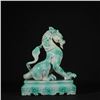 Image 5 : Pair of Green-Glazed Qilin Figures