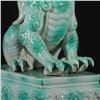 Image 7 : Pair of Green-Glazed Qilin Figures