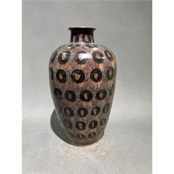 Polka Dot Pattern Ceramic Vase