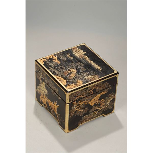 Exquisite Carved Lacquer Box