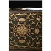 Image 8 : Wood-Based Lacquered Table with True Gold Painted Lotus Pattern