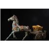 Image 1 : Cloisonné Horse and Carriage Ornament