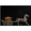 Image 8 : Cloisonné Horse and Carriage Ornament