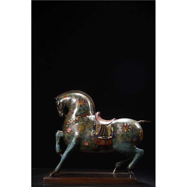 Cloisonné Steed Ornament