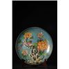 Image 1 : Cloisonné Decorative Plate with Floral and Bird Motifs