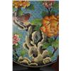 Image 3 : Cloisonné Decorative Plate with Floral and Bird Motifs