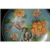 Image 7 : Cloisonné Decorative Plate with Floral and Bird Motifs