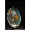 Image 8 : Cloisonné Decorative Plate with Floral and Bird Motifs