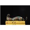 Image 1 : Cloisonné Recumbent Beast Ornament