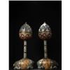 Image 5 : Pair of Cloisonné Lotus Incense Burners