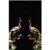 Image 2 : Pair of Cloisonné Peacocks