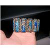 Image 5 : Antique Filigree Enamel Bracelet