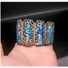 Image 6 : Antique Filigree Enamel Bracelet