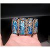 Image 8 : Antique Filigree Enamel Bracelet