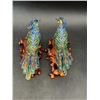 Image 5 : Silver Filigree Cloisonné Bird Figurines