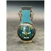 Image 3 : Cloisonné Vase with Mythical Beast Pattern