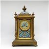 Image 1 : French Gilt Cloisonné Enamel Clock