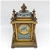 Image 5 : French Gilt Cloisonné Enamel Clock