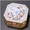 Image 7 : Painted Enamel Box with Figural Scene on Copper Body