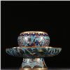 Image 6 : Cloisonné Enamel Tea Cup on Copper Base