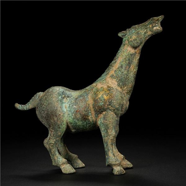 Gilded Bronze Horse Statue