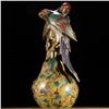 Image 4 : Qianlong Period Cloisonné Enamel Parrot Decoration