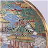 Image 6 : Cloisonné Enamel and Gilded Copper Landscape Pavilion Mirror