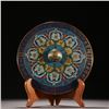 Image 1 : Cloisonné Enamel and Gilded Copper Bagua Mirror