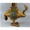 Image 9 : Qing Dynasty Gilded Copper Cloisonné Enamel Painted Bird Incense Burner Ornament