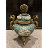Image 5 : Cloisonné Enamel Double Phoenix-Ear Incense Burner