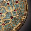 Image 7 : Gilded Copper Inlaid Gemstone Dragon Pattern Mirror