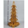 Image 7 : Gilded Copper Filigree Pagoda