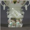 Image 3 : Exquisite Jade Floral-Pattern Vase