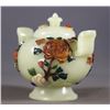 Image 3 : Hetian Jade Gold Inlay Flower Ewer