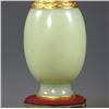 Image 8 : Hetian Jade Vase with Golden Handles