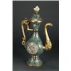 Image 6 : Cloisonné Enamel Ewer with Golden Phoenix Handle
